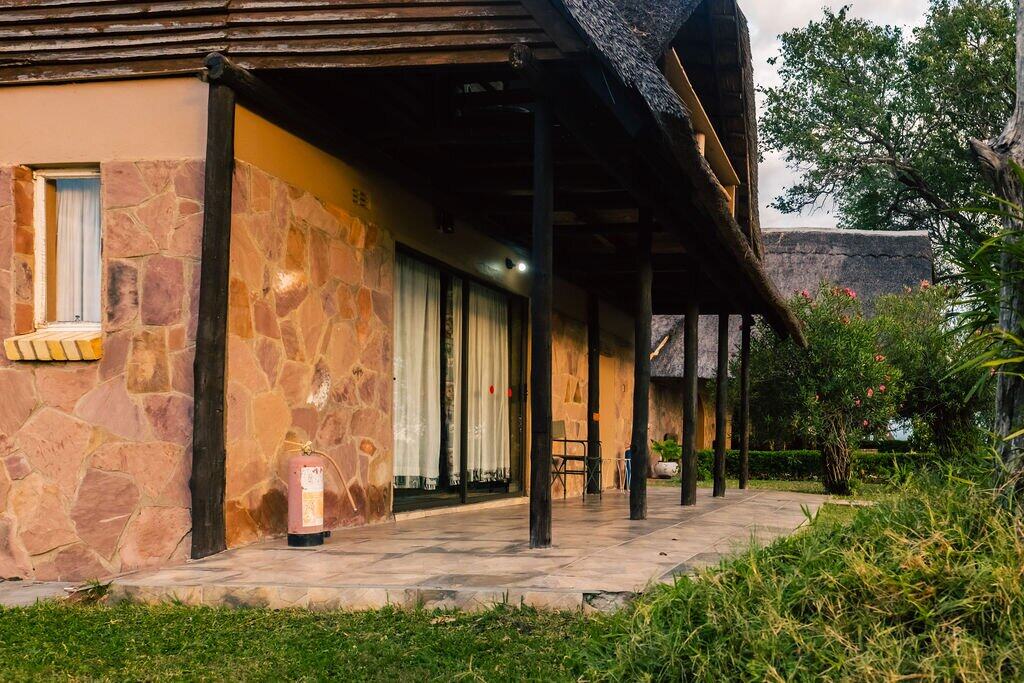 Lodge exterior architecture photography Zimbabwe